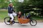 Preview: Babboe City Mountain 500Wh Lastenrad braun AKTION inkl. REGENVERDECK