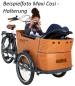 Preview: Babboe Curve Mountain Lastenrad braun 500Wh INKL. REGENVERDECK