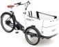 Preview: Babboe Curve Mountain Lastenrad weiß 500Wh inkl. Regenverdeck