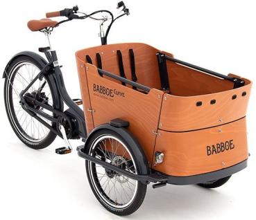Babboe Curve Mountain Lastenrad braun 500Wh