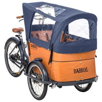 Babboe Regenverdeck Curve blau