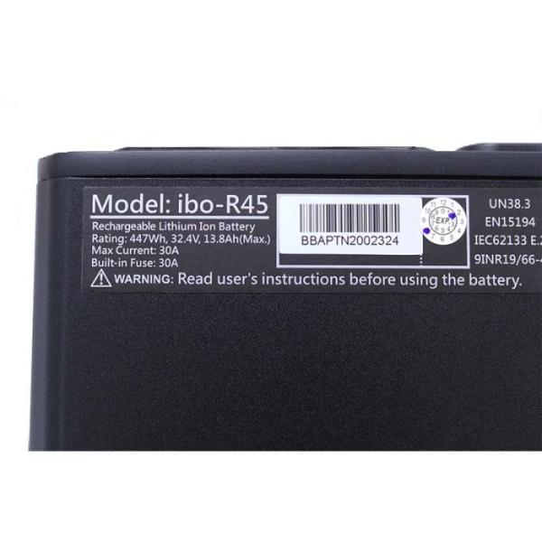 Babboe R45 L-ionen Akku 450Wh 12,4Ah für GWA Hinterrad-Motorenv