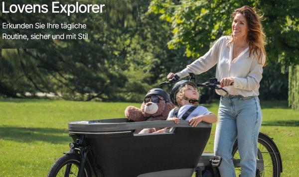 LOVENS Explorer S85 ABS AUTOMATIX 725Wh  AKTION inkl. Regenverdeck und LED-Streifen