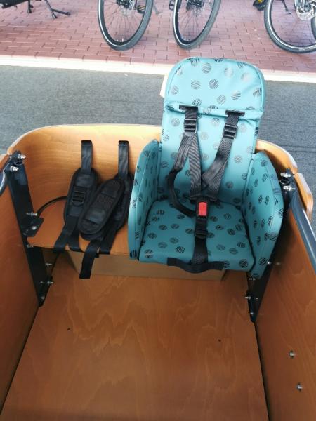Babboe Kindersitz Luxus Dark Sage dunkel grün