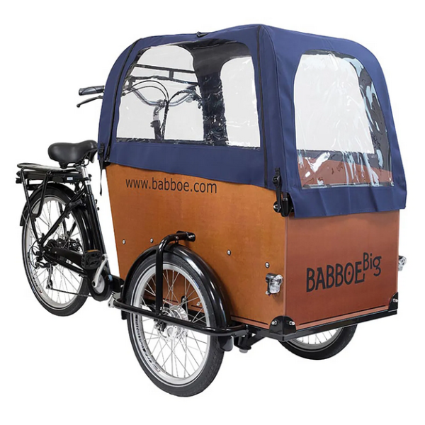 Babboe Regenverdeck Big aus Acrylgewebe extra stark blau