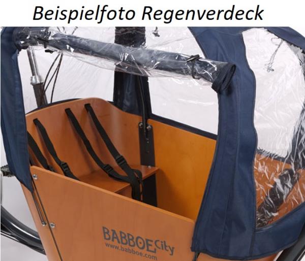 Babboe City Mountain 500Wh Lastenrad inkl. Regenverdeck