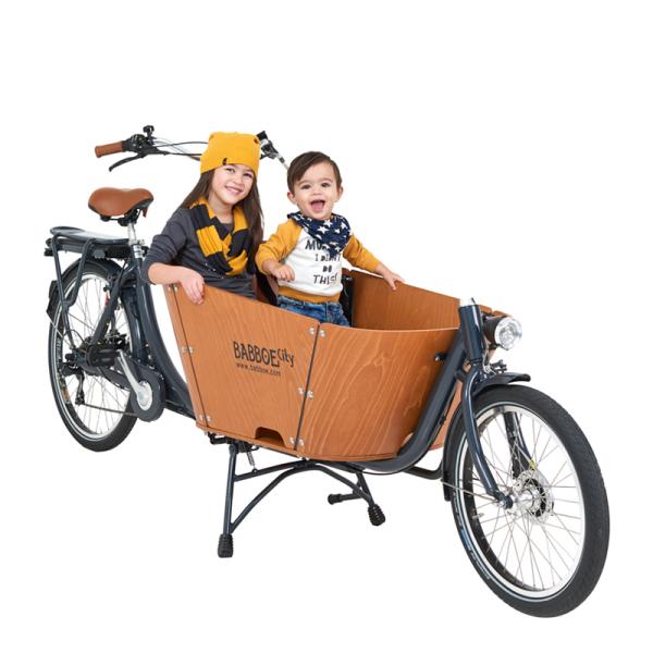 Babboe City-e Lastenfahrrad braun 500Wh