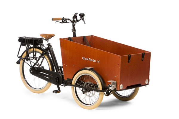 BAKFIETS.NL E-CargoTrike Cruiser Narrow Bafang 750Wh matt granite