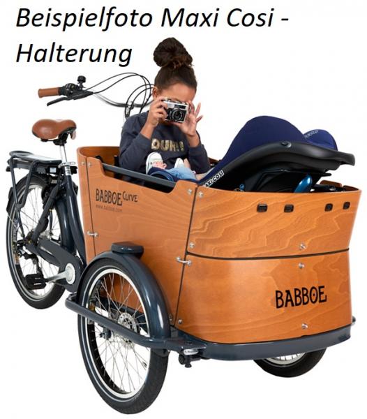 Babboe Curve Mountain Lastenrad BLACK EDITION AKTION inkl. REGENVERDECK