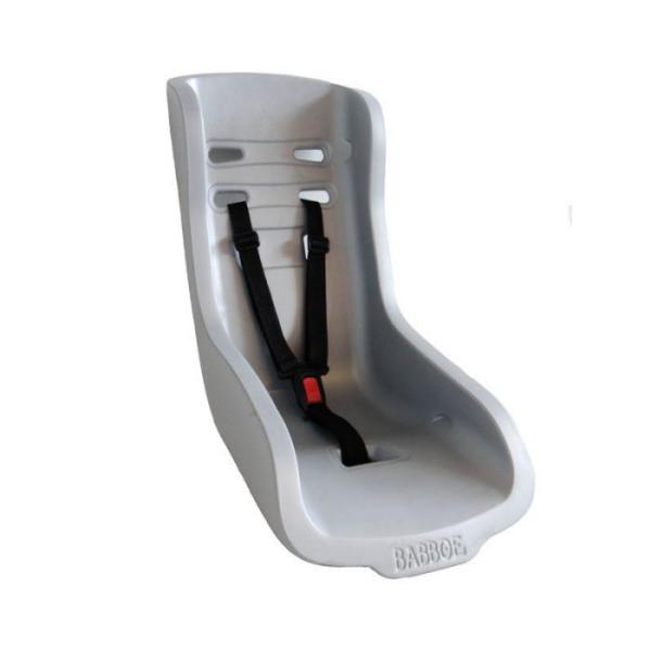 Babboe Kleinkindersitz (8-18 Monate) silber-grau
