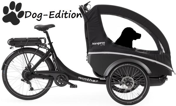 WINTHER DOG Edition Hunde Lastenfahrrad 750Wh BAFANG 80Nm